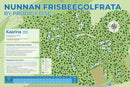 Esimerkki ratakartasta: Nunnan frisbeegolfrata, Kaarina